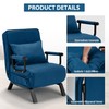 Convertible Sofa Bed Sleeper Chair,Single Person Chaise Lounge Couch with