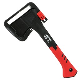 Senkichi CAMPING AXE 21.2 oz (600 g), 12.6 inches (320 mm), For Work, Carpentry, Outdoor Use, Black/Red