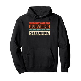 Retro Bobsleigh Fast Winter Sport Team - Vintage Bobsleigh Pullover Hoodie