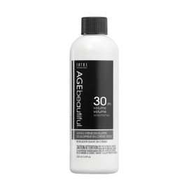 AGE beautiful 30 Volume Gentle Creme Hair Developer | For Permanent Hair Color Dyes, Toners, Lighteners | Professional Salon Coloring | Long Lasting Haircolor | 4 Fl Oz