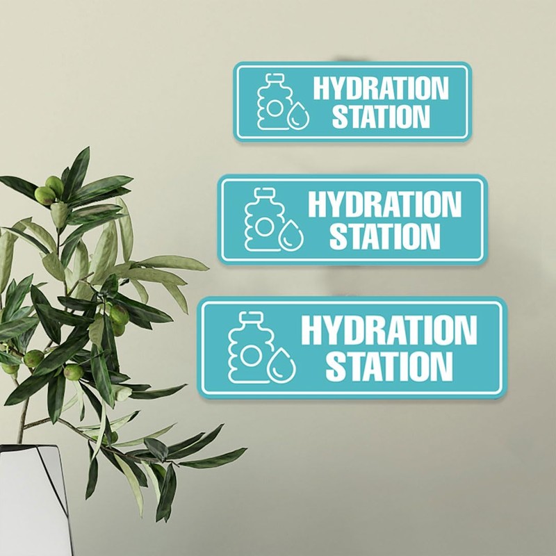 Standard Plus Hydration Station Door or Wall Sign | Business