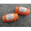 Dura-Line 1-1/4" Dura-Line 20001845 Orange Push Lock Conduit Coupler