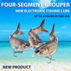 Robotic Swimming Fishing Electric Lures USB Rechargeable Lures Multi Jointed