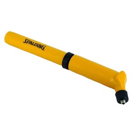 Spalding 8" Basketball Aluminum Dual Action Pump - Yellow