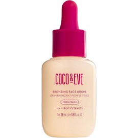 Coco & Eve- OBTENGA UN BRONCEADO NATURAL Y BRILLANTE CON BENEFICIOS PARA EL CUIDADO DE LA PIEL. Logre un brillo gradual y bronceado mientras hidrata y da volumen a su piel con nuestras gotas bronceado