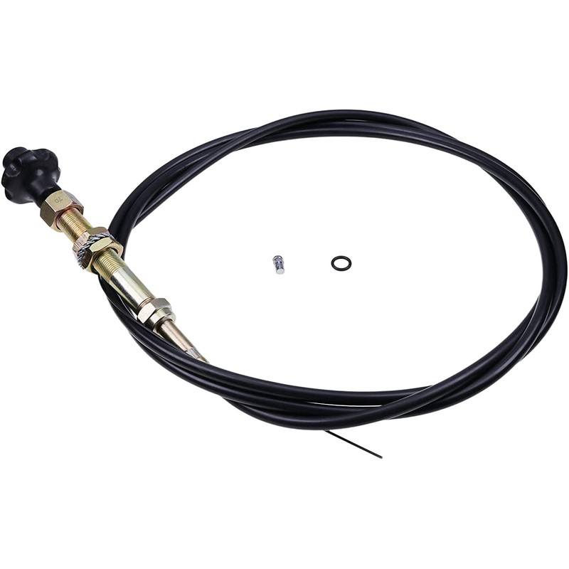 DVPARTS 10FT Heavy Duty Vernier Locking Throttle Cable 55204 VCGTX10