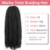 Marley Twist Braiding Hair-30Inch 8packs Cuban Twist Hair Soft Marley