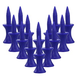 RNBEVANSANNE 150 Count Blue Castle Golf Tees Plastic 1-1/2 Inch (38mm)