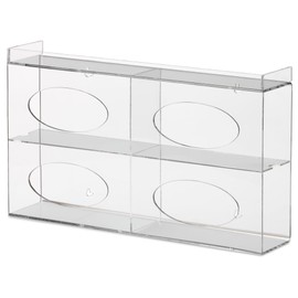 Marketlab Quad Side-Loading Acrylic Glove Dispenser - 20.125in W x 4.125in D x 11.875in H
