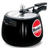 Hawkins 6.5 Litre Contura Black Pressure Cooker, Hard Anodised Inner