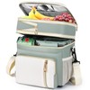 BAGNN Lunch Box for Women/Men-Insulated Lunch Bag-Expandable Double Cooler Bag-Reusable