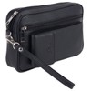 Oakridge Leather Mens Wrist or Waist Bag Organiser Travel -