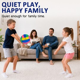 Surpop Soft Indoor Volleyball for Kids, Quiet Size 5 Practice Ball