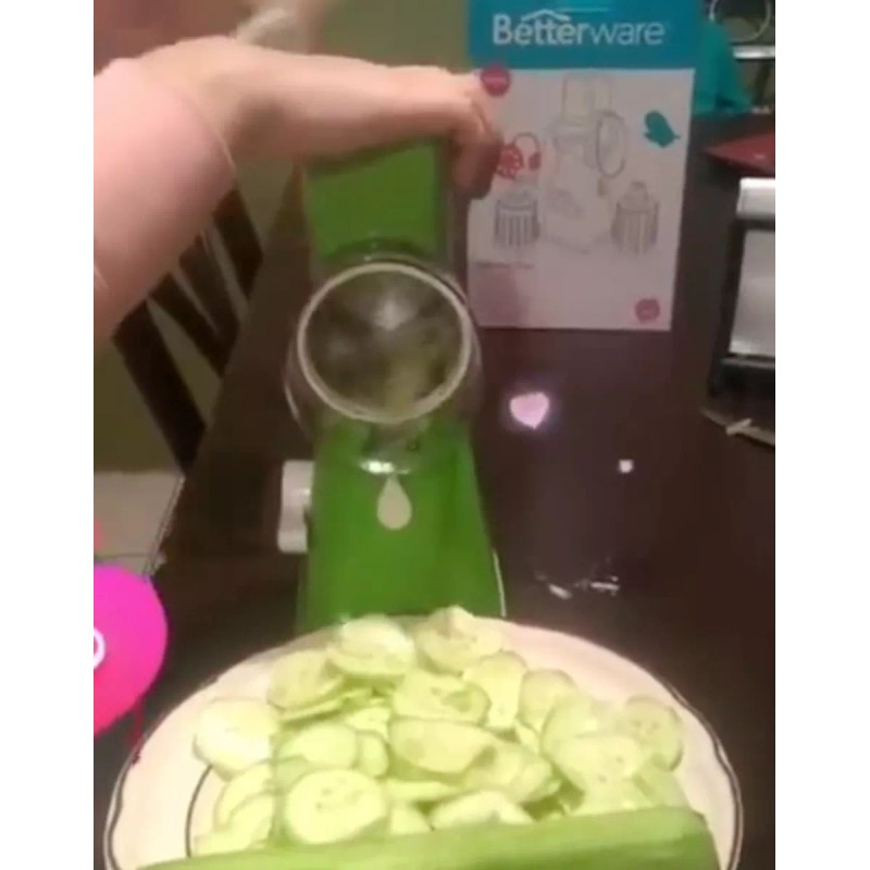 Betterware Rallador Ultra Para Verduras Máquina Para Rallar Verdura
