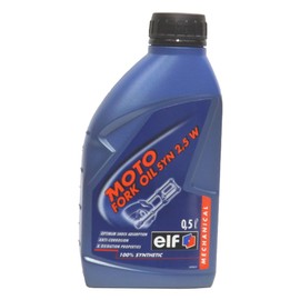 Elf Lubricants 801684-03 100% Synthetic Fork Oil 2.5w 500mL Bottle, 3-Pack