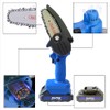 Mini Chainsaw Cordless with 2 Chains 2 Batteries and Charger,