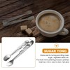 Sugar Tongs, U Shaped Ice Tongs Stainless Steel Mini Serving