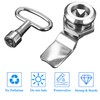 Litensh Electric Meter Box Latch Gas Meter Box Lock Post