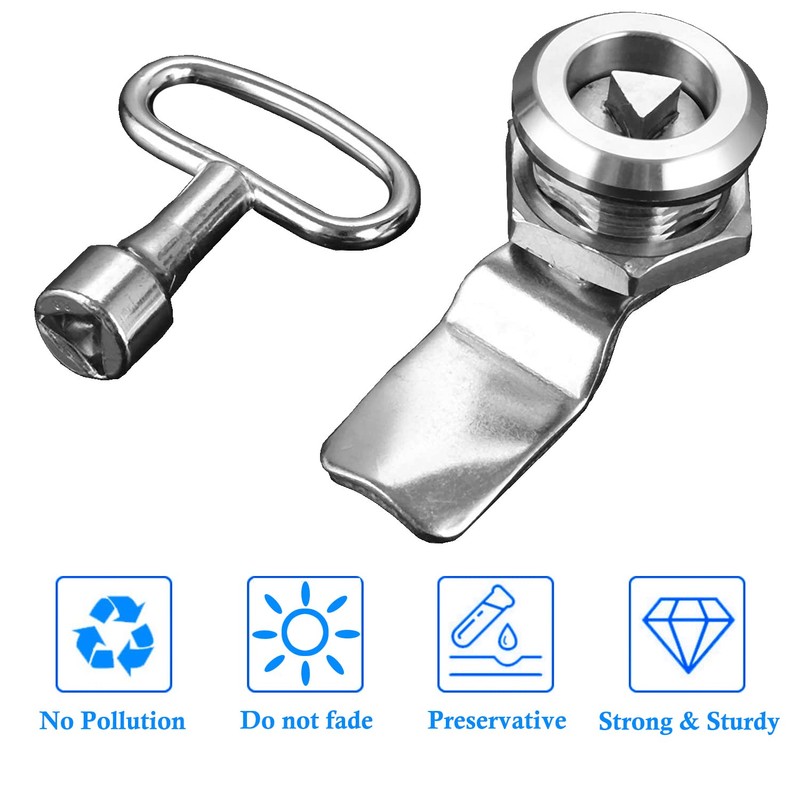 Litensh Electric Meter Box Latch Gas Meter Box Lock Post