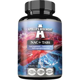 NAC+ 150 mg - N-Acetyl L-Cysteine and Artichoke Extract, 300 Vegan Tablets, 1200 Servings, Amino Acid Dietary Supplement, Supports Detox and Liver Health - by Apollo's Hegemony