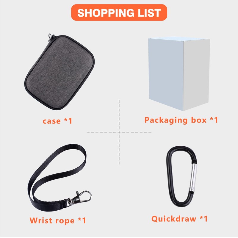 EVGRDCS Carrying case for JBL Go 4/JBL Go 3,Scratch and