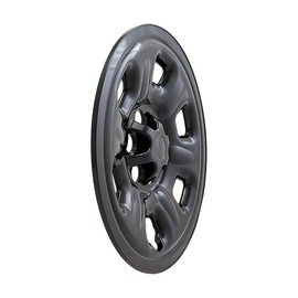 Coast to Coast 16" Black or Chrome Snap-On Wheel Skins for IMP69BLKN/XN Fits Nissan Frontier [2011-2019] and [2024] (Black)