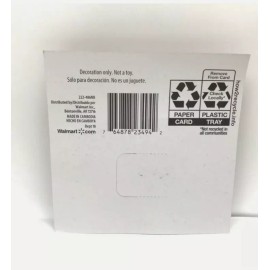 Holiday Time 1 pack of 200 green ornament hooks approx 1" Christmas tree