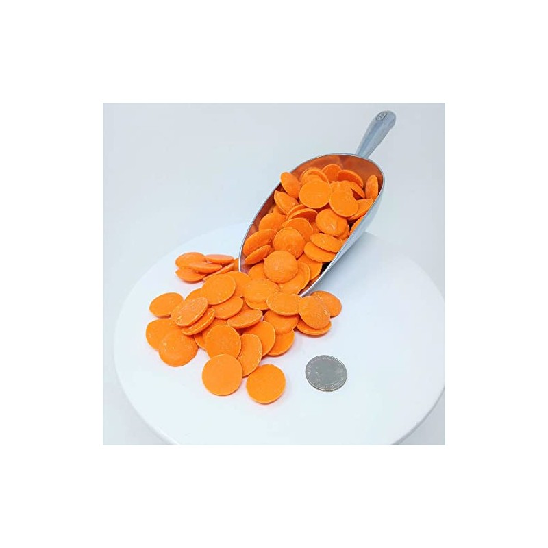 Merckens Coating Wafers Melting Wafers Orange color 2 pounds