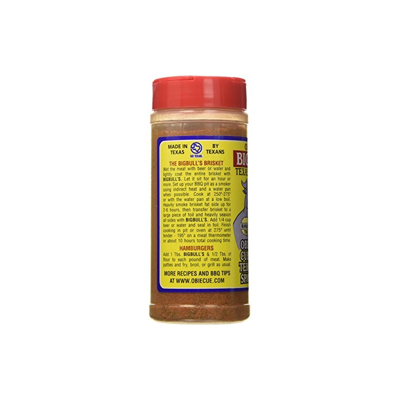 Obie-Cue's Big Bull's Texas Brisket Seasoning - 13oz