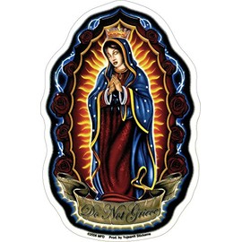 Square Deal Recordings and Supplies Virgin Mary - Do Not Grieve - Sticker/Decal