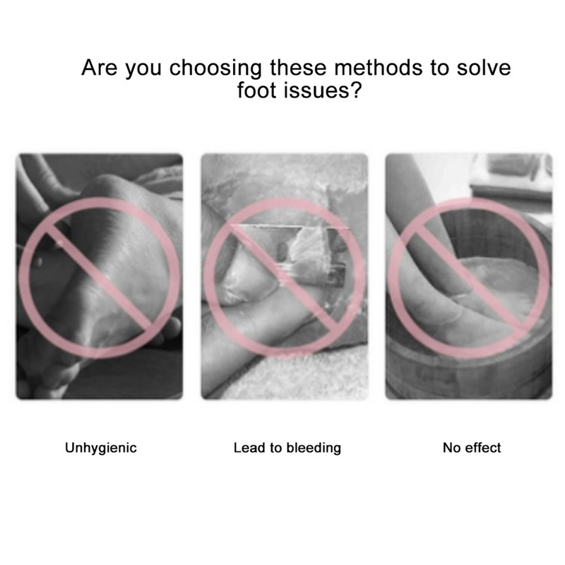 Electric Rechargeable Automatic Callus Remover Foot File Pedicure Tool 100‑240V