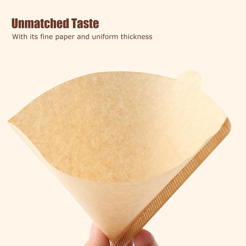 100 Count Coffee Filter 2-4 Cup Preserves Flavor and Convenience
