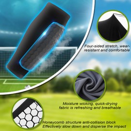 ZAHRVIA Children's Football Shin Pads, Breathable & Non-Slip Shin Pads, Football Men, Integrated Shin Pads for Children
