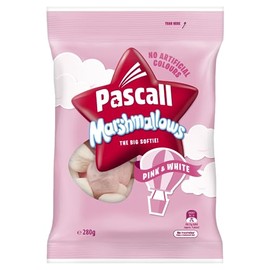 Pascall Marshmallows, 280g, Pink & White