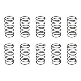 DTGN 1.2x20x40mm(DxODxL) Compression Spring - 10Pack - Good for Machinery - Spring Steel Extension Spring - Black