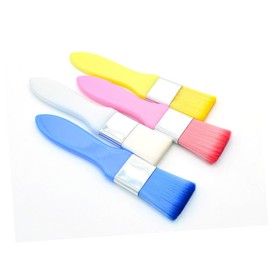 Healeved 3sets Professional Plastic Makeup Brush Set for Facial Mask Mask Brush Applicator for Face Skin Care Easy Mud Mixing 4pcs*3