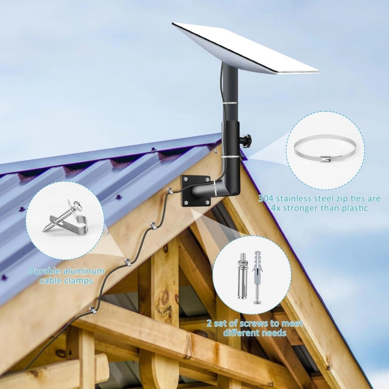 Starlink Heavy-Duty Starlink Roof Mount Kit Adjustable Satellite Mount Bracket