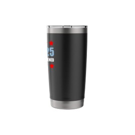 01 20 25 January 2025 Inauguration Day Finally Unburdened Stainless Steel Insulated Tumbler