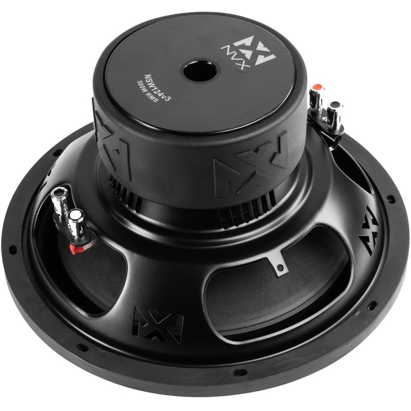 NVX NSW124v3 12" 1000 Peak (500RMS) Dual 4-Ohm N-Series Car