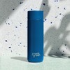 frank green Ceramic Reusable Bottle with Straw Lid, 20oz/595ml Capacity