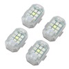 4Pcs LED Strobe Light High Brightness Waterproof Portable Wireless Flashing