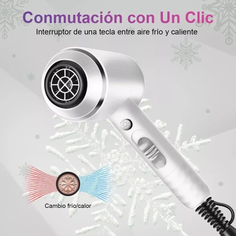 MYBEAUTY Secadoras De Cabello De Ion Negativo Portátil 3 Velocidades