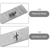 VILLCASE 2pcs Painting Positioning Ruler, Metal 3 Pin Peg Bar