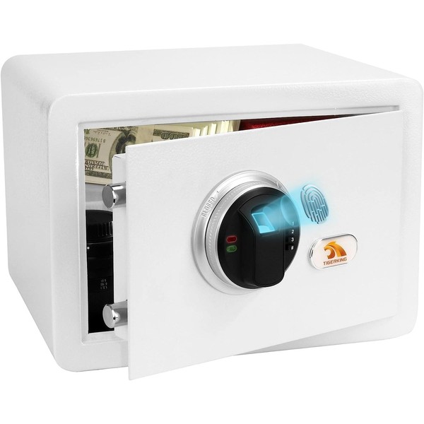 TIGERKING Biometric Fingerprint Home Safe, 1.2 Cubic Feet Digital Security