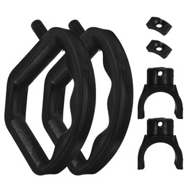 Healeved Wheelchair Footrests Holder Block Footrests Handle Wheelchair Accessories for Comfortable Leg Rest and Sitting