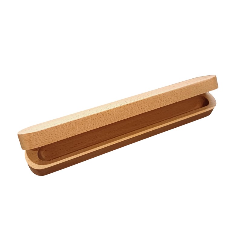 Wooden Pencil Case Stationery Organizer Decoupage 061