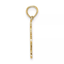 GlittersandGold 14K JESUS W/ Cross and Heart Charm Bracelet Necklace