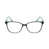 Calabria Lulu LR81 Cateye Eyeglasses Frame Black on Teal Green