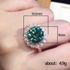 925 sterling silver rose gold Women's wedding ring Engagement ring