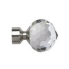 Speedy Poles Apart 28mm Bella Curtain Pole Finials, Satin Silver,